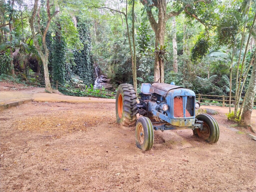 Área rural e atrações da Fazenda do Chocolate em Itu
