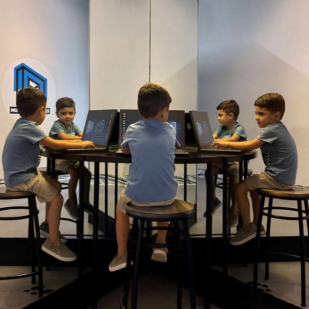 Cenário para fotos no Museu das Ilusões