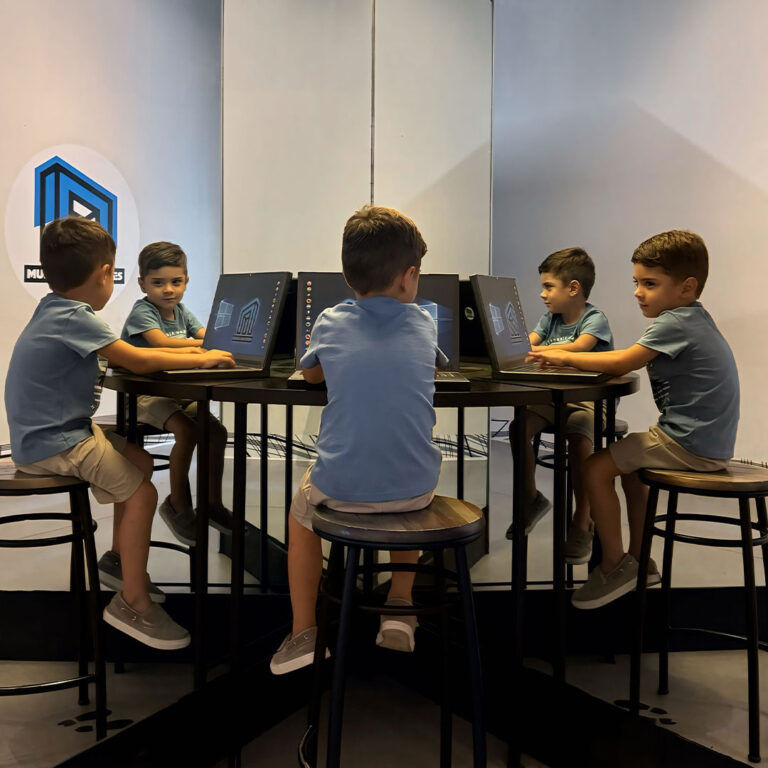 Cenário para fotos no Museu das Ilusões