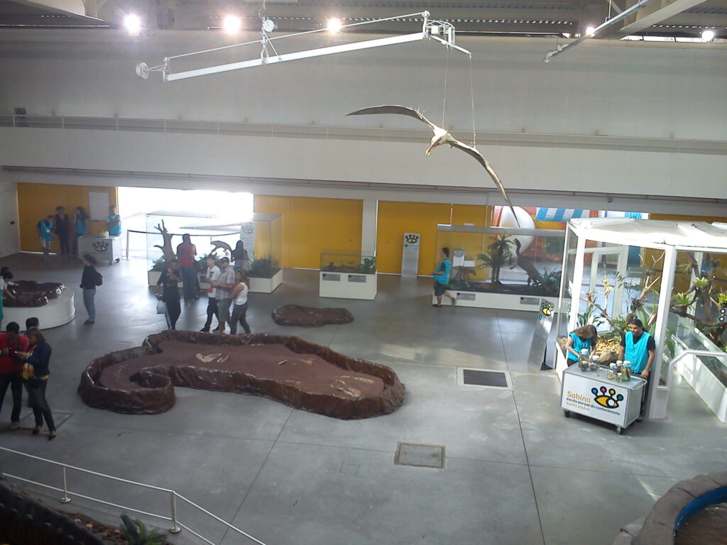 Área de exposições da Sabina