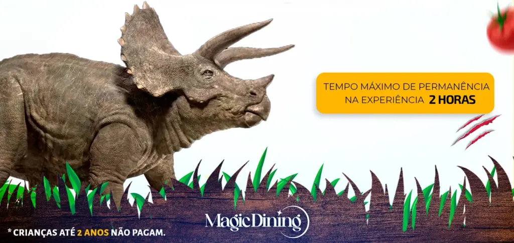 Magic Dining Dinos Experience — restaurante temático para famílias