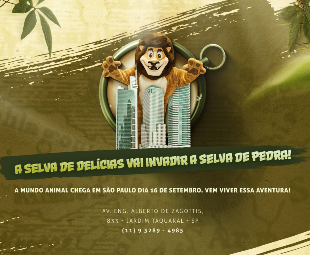 Mundo Animal — Mooca — restaurante temático para famílias
