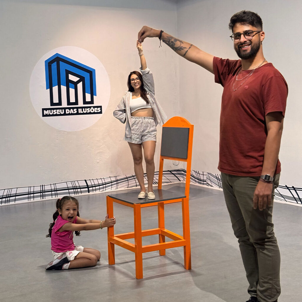 Atração do Museu das Ilusões