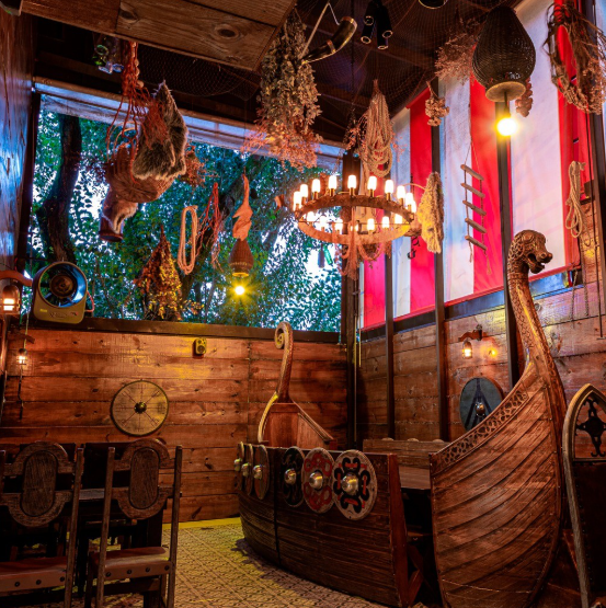 Ambiente real do Taverna Medieval