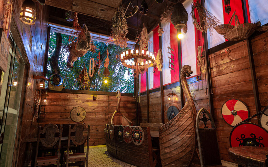 Ambiente real do Taverna Medieval